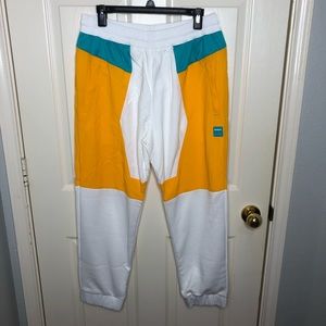 Reebok x Gigi Hadid Color Block Track Pants L NWT